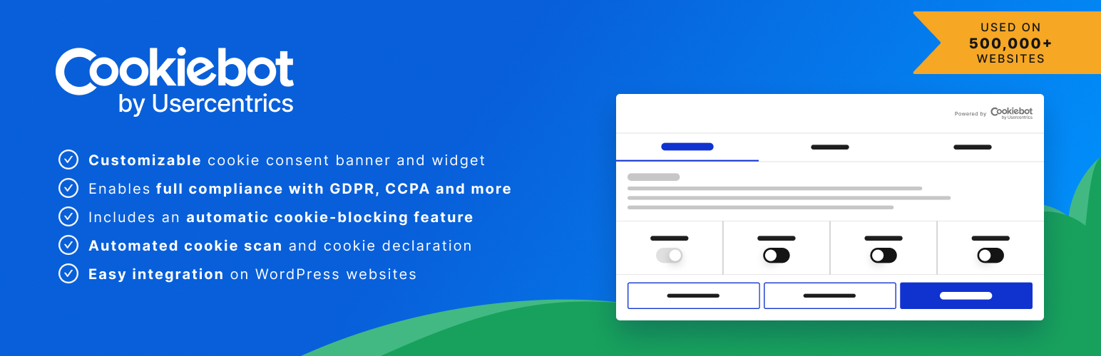 Cookiebot WordPress cookie plugin implementation