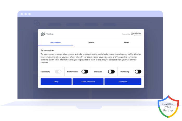 Cookiebot gecertificeerd CMP - CookieInfo